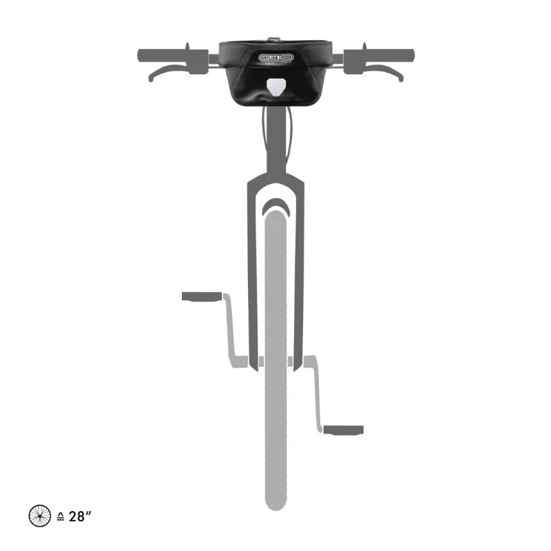 Ortlieb Ultimate Six Classic 5L Handlebar Bag in Black-1